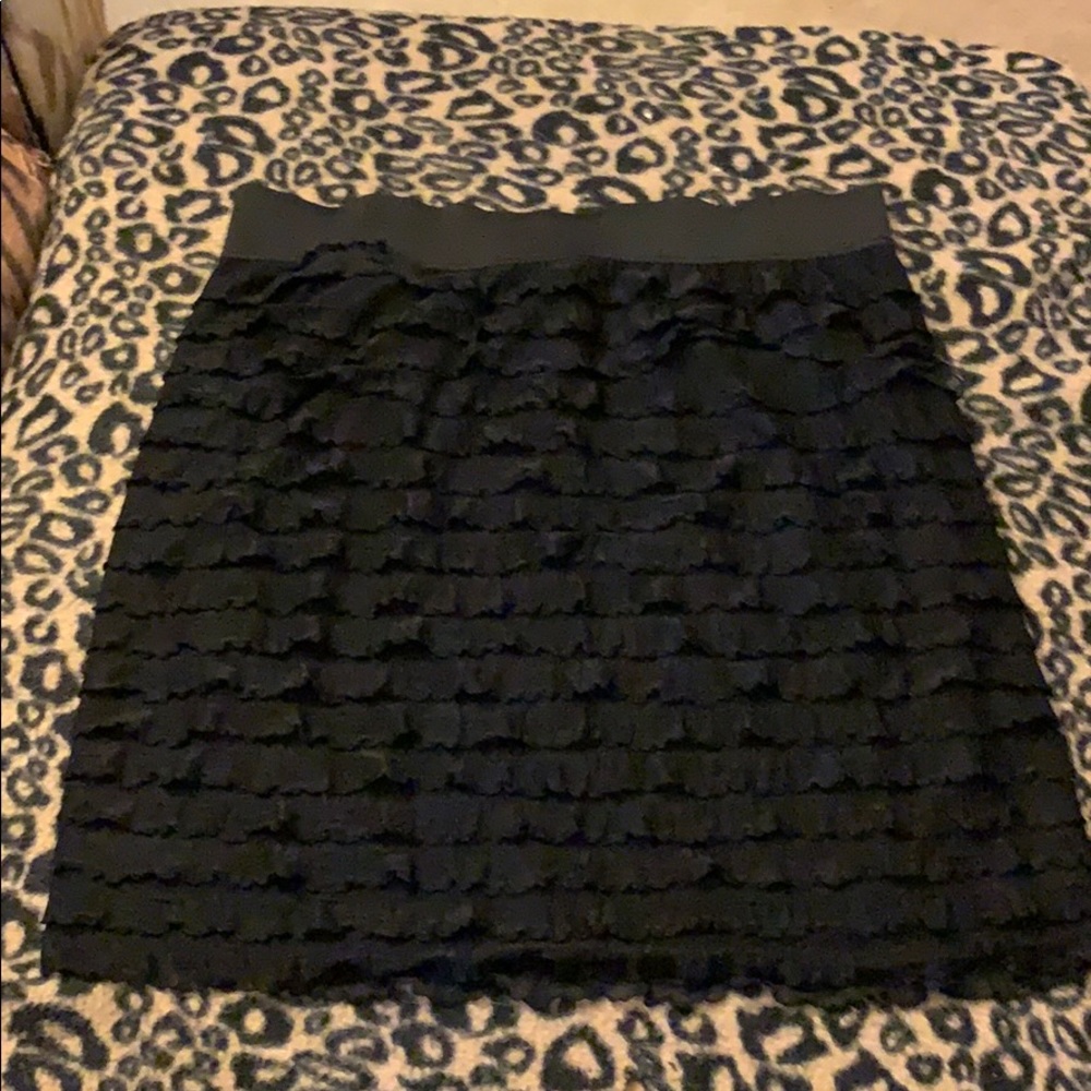 Frilly mini skirt